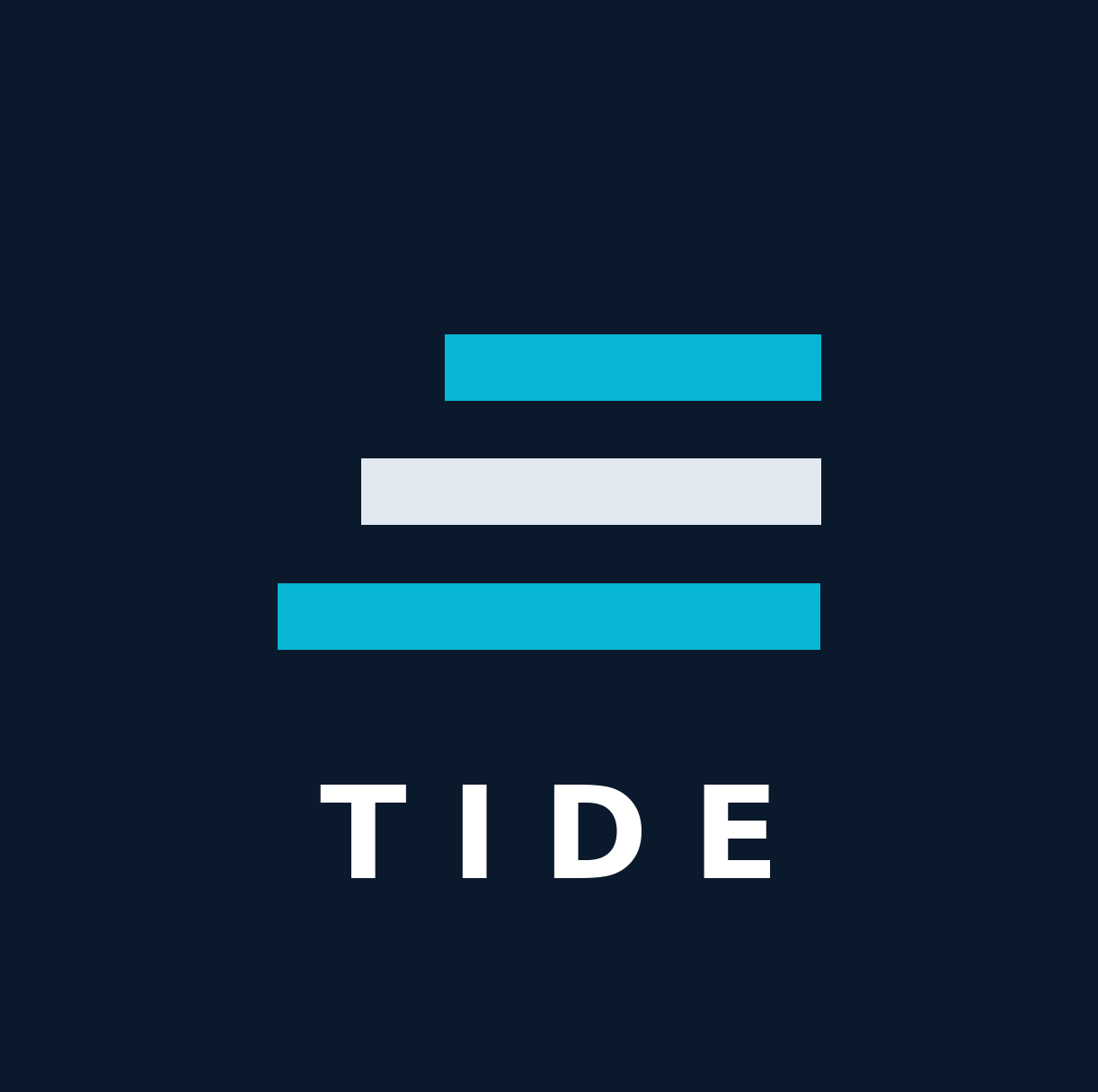 TIDE logo and company name